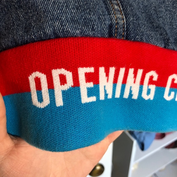 RARE DESIGNER SPECIAL EDITION Opening Ceremony x Levi’s Jean Jacket XL Unisex - Picture 10 of 11